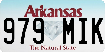 AR license plate 979MIK