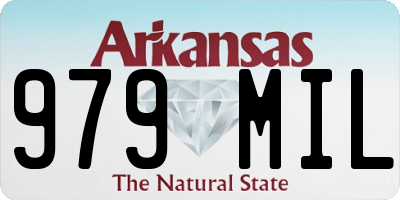 AR license plate 979MIL