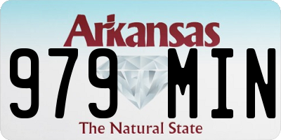 AR license plate 979MIN