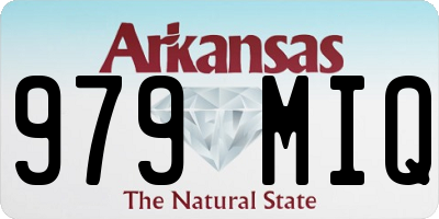 AR license plate 979MIQ