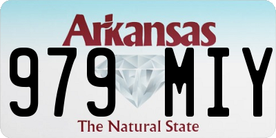 AR license plate 979MIY