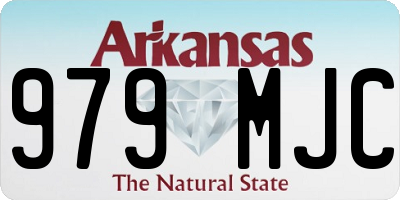 AR license plate 979MJC