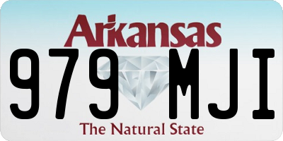 AR license plate 979MJI