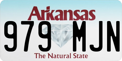 AR license plate 979MJN
