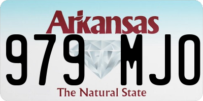 AR license plate 979MJO