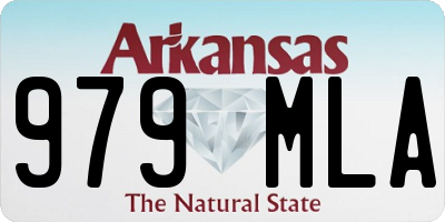 AR license plate 979MLA