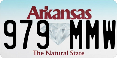 AR license plate 979MMW