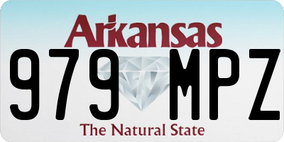 AR license plate 979MPZ