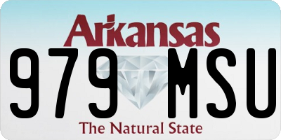 AR license plate 979MSU