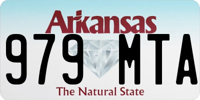 AR license plate 979MTA