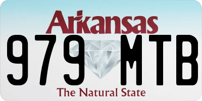 AR license plate 979MTB