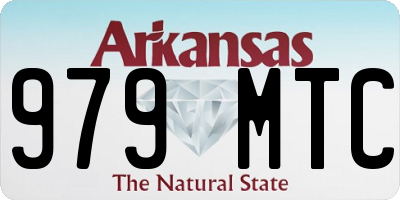 AR license plate 979MTC