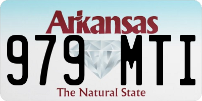 AR license plate 979MTI