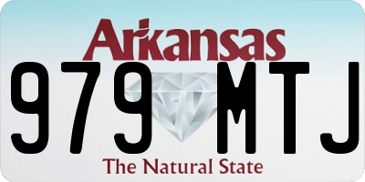 AR license plate 979MTJ