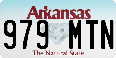 AR license plate 979MTN