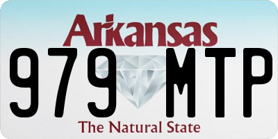 AR license plate 979MTP