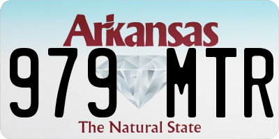 AR license plate 979MTR