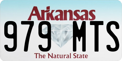 AR license plate 979MTS