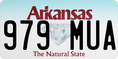 AR license plate 979MUA