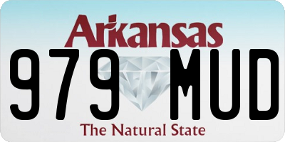 AR license plate 979MUD