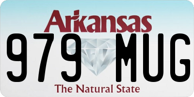 AR license plate 979MUG