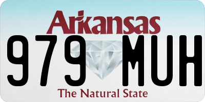 AR license plate 979MUH