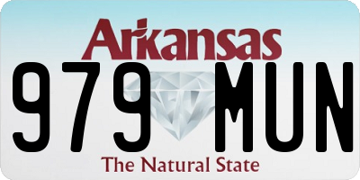 AR license plate 979MUN