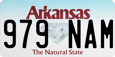 AR license plate 979NAM