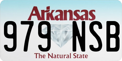 AR license plate 979NSB