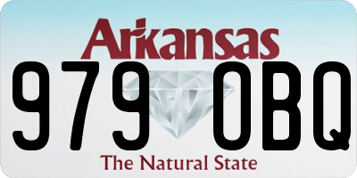 AR license plate 979OBQ