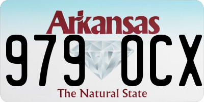 AR license plate 979OCX