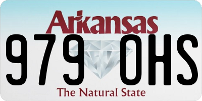 AR license plate 979OHS