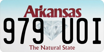 AR license plate 979UOI