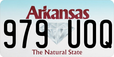 AR license plate 979UOQ