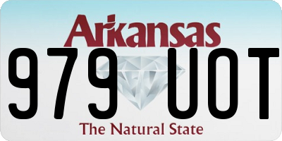AR license plate 979UOT