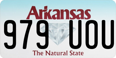 AR license plate 979UOU