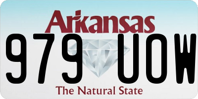 AR license plate 979UOW