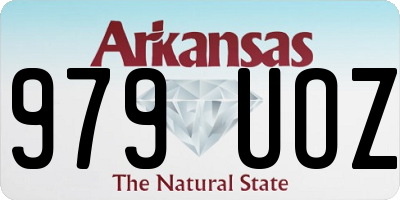 AR license plate 979UOZ