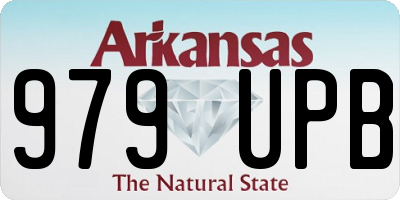 AR license plate 979UPB