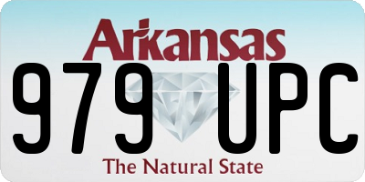 AR license plate 979UPC
