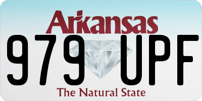 AR license plate 979UPF
