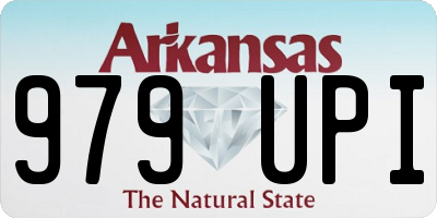 AR license plate 979UPI