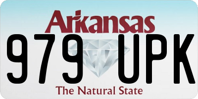 AR license plate 979UPK
