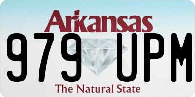 AR license plate 979UPM