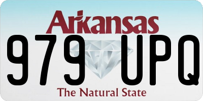 AR license plate 979UPQ