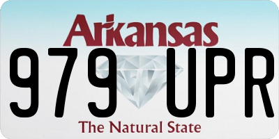 AR license plate 979UPR