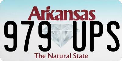 AR license plate 979UPS