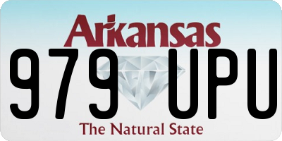 AR license plate 979UPU