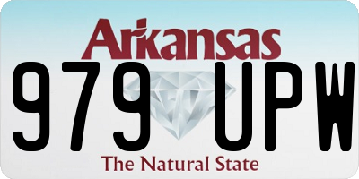 AR license plate 979UPW