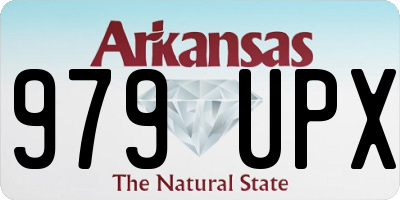 AR license plate 979UPX